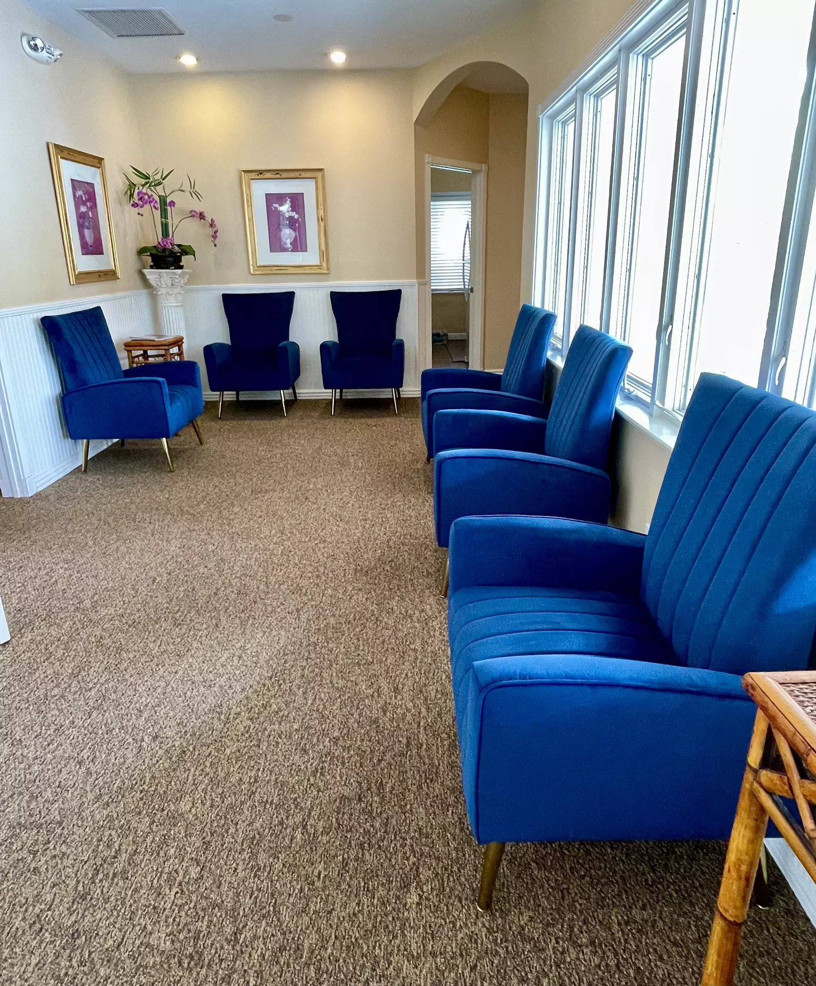 Original Stuart Dental Spa lobby photograph